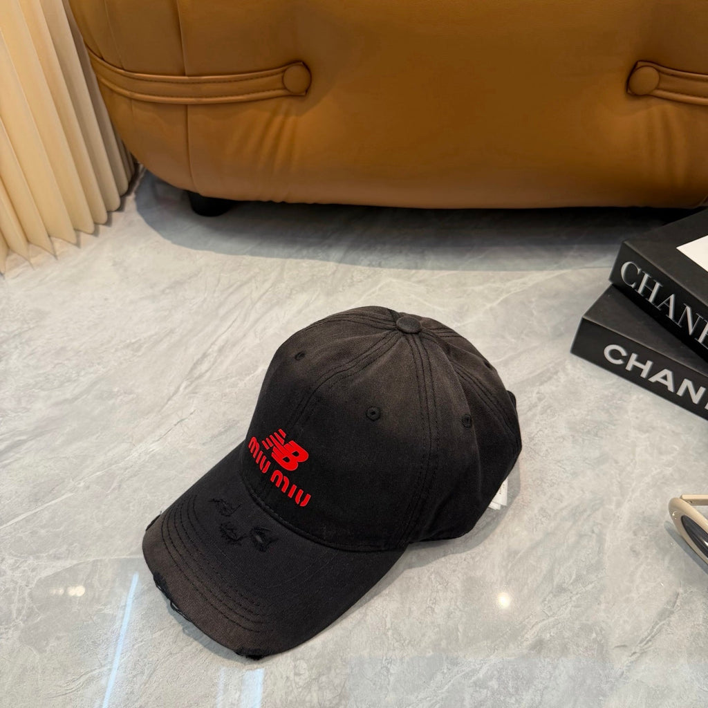 MIUMIU 26S BASEBALL CAP 342436
