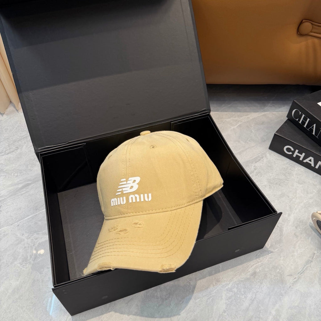 MIUMIU 26S BASEBALL CAP 342438
