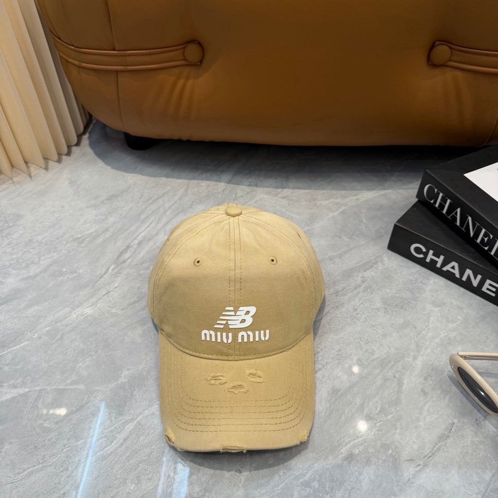 MIUMIU 26S BASEBALL CAP 342438