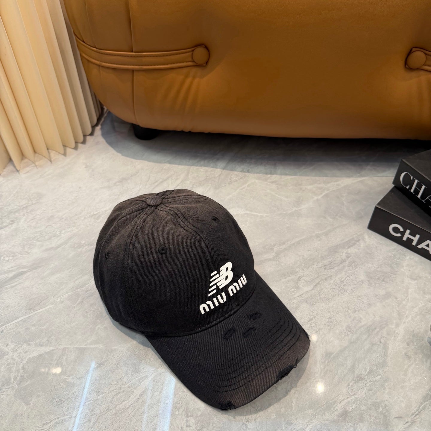 MIUMIU 26S BASEBALL CAP 342439