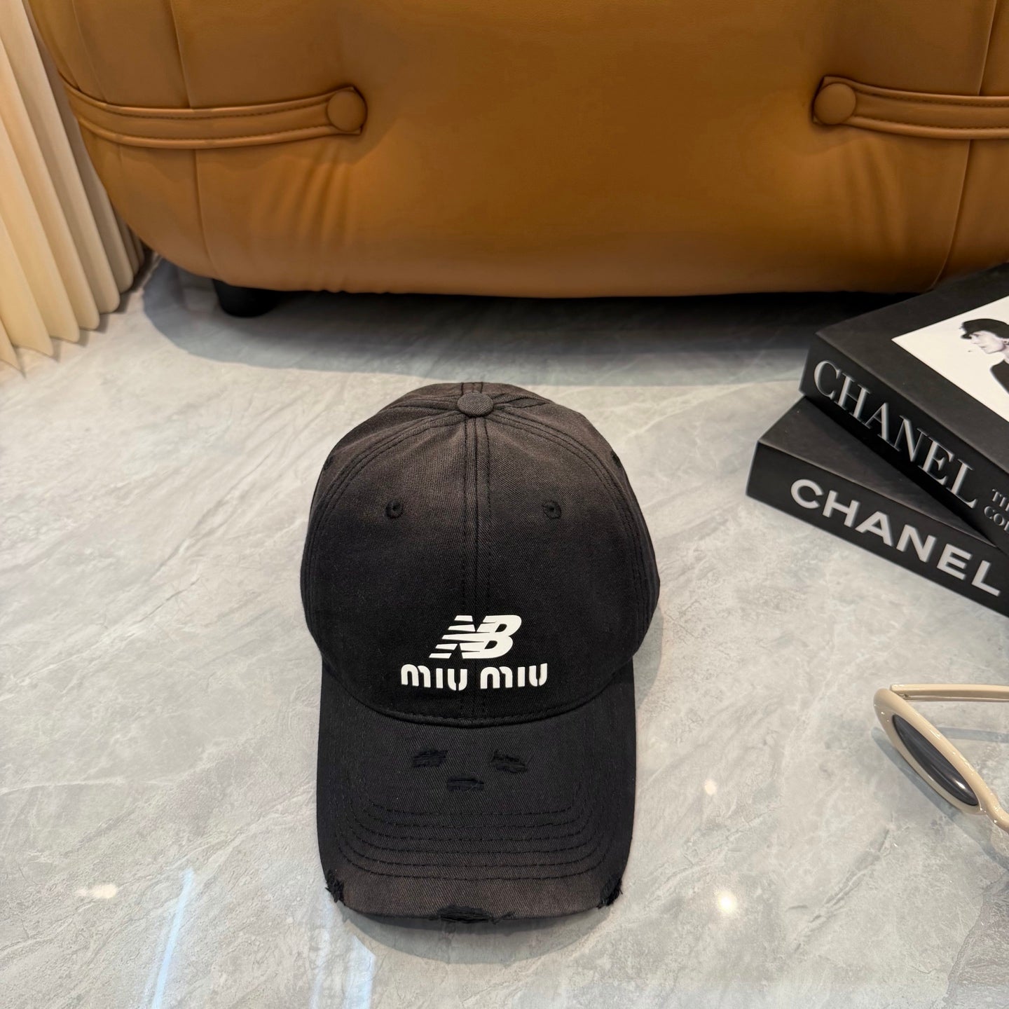 MIUMIU 26S BASEBALL CAP 342439