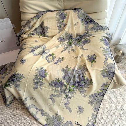 DIOR 26S SCARF 140 IN CASHMERE AND SILK 513570