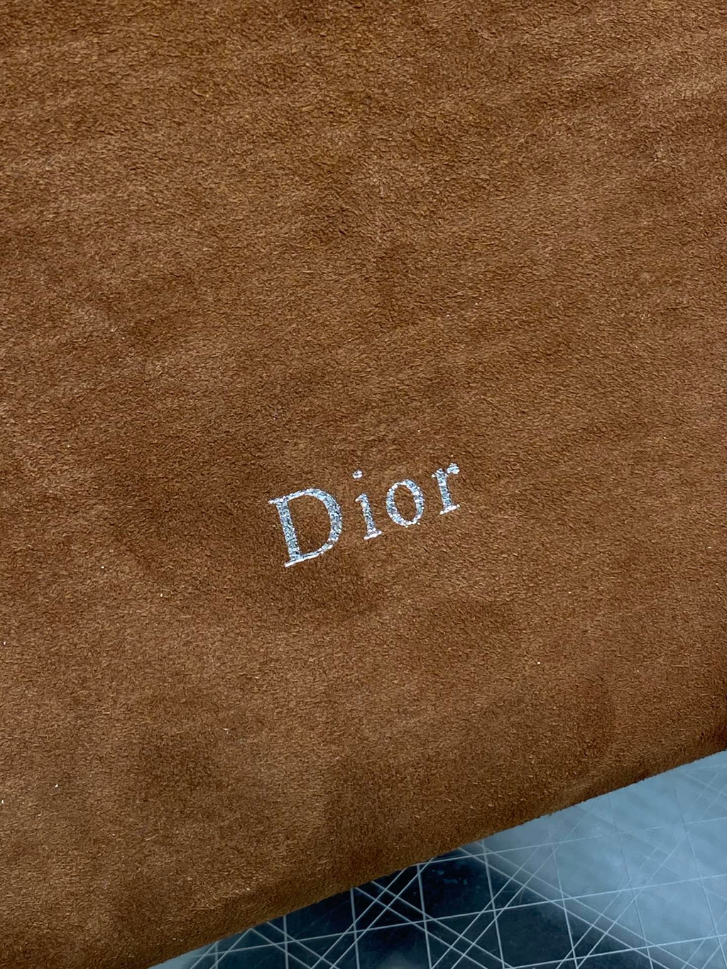 DIOR 26S MEDIUM BAG 31 IN LIGHT BROWN SUEDE