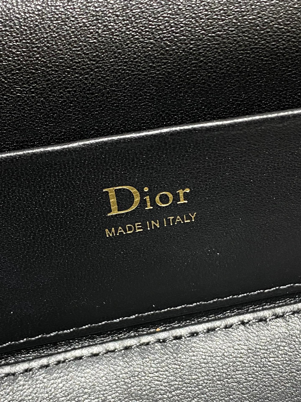DIOR 26S MINI VANITY 17 IN BLACK LAMBSKIN