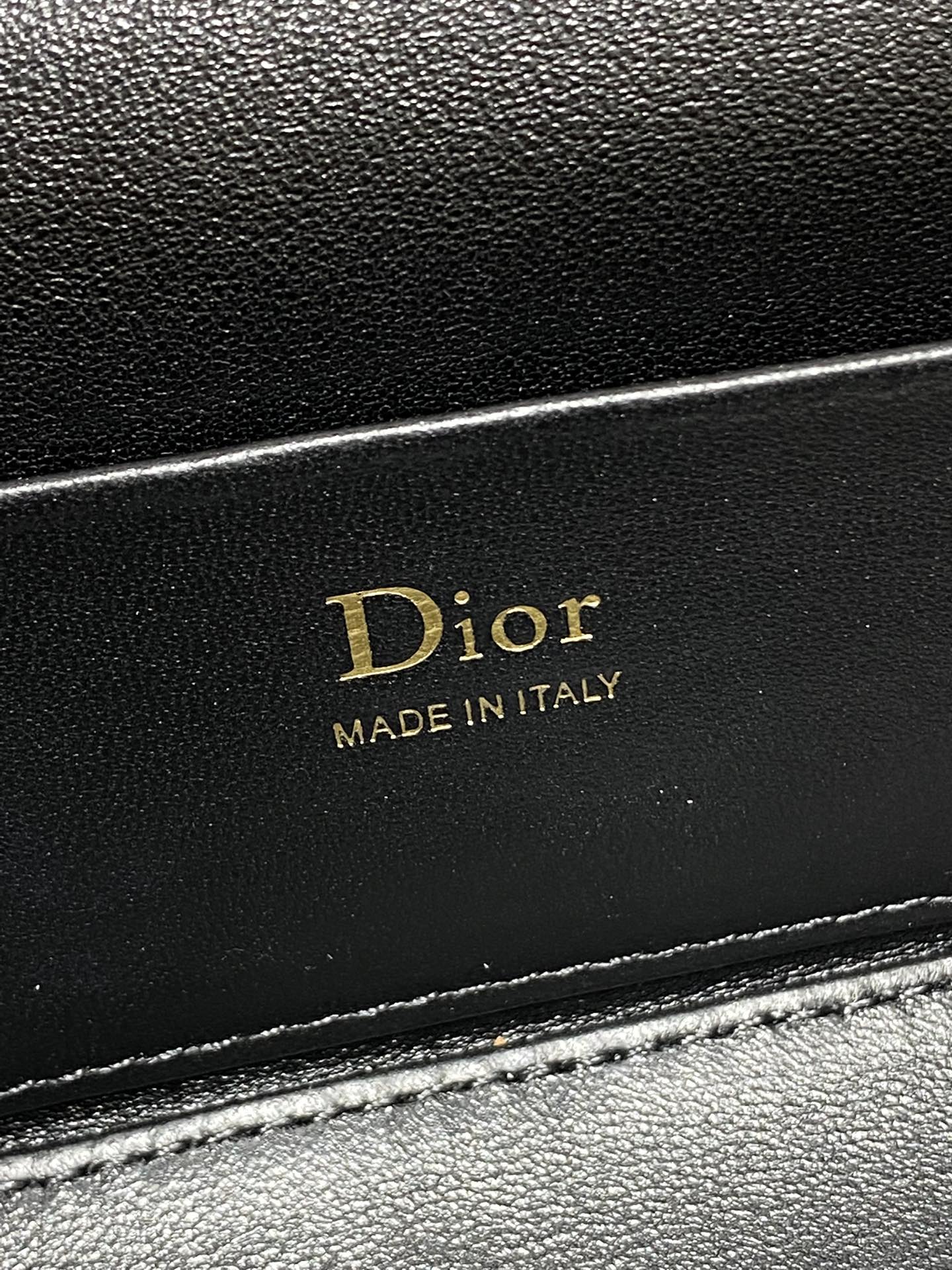 DIOR 26S MINI VANITY 17 IN BLACK LAMBSKIN