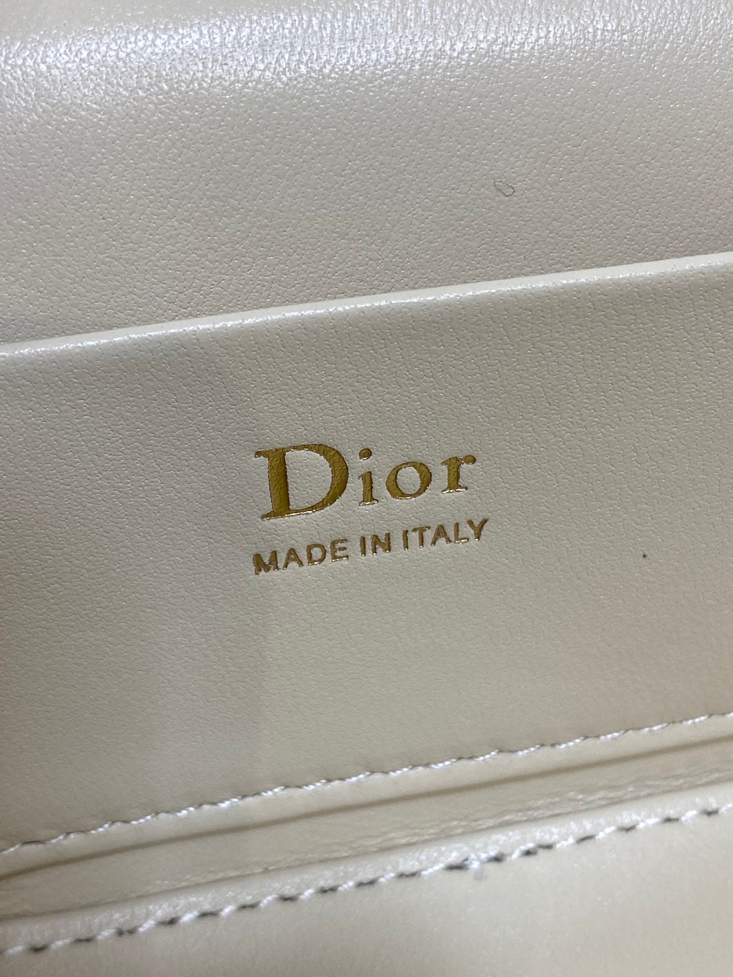DIOR 26S MINI VANITY 17 IN BEIGE LAMBSKIN