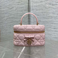 DIOR 26S MINI VANITY 17 IN LIGHT PINK LAMBSKIN