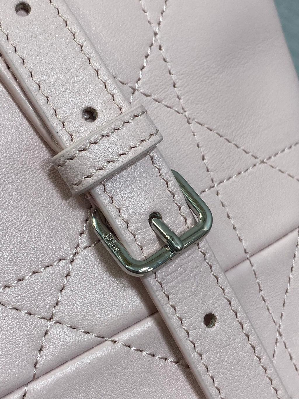 DIOR 26S TRIANON BAG 20 IN LIGHT PINK LAMBSKIN