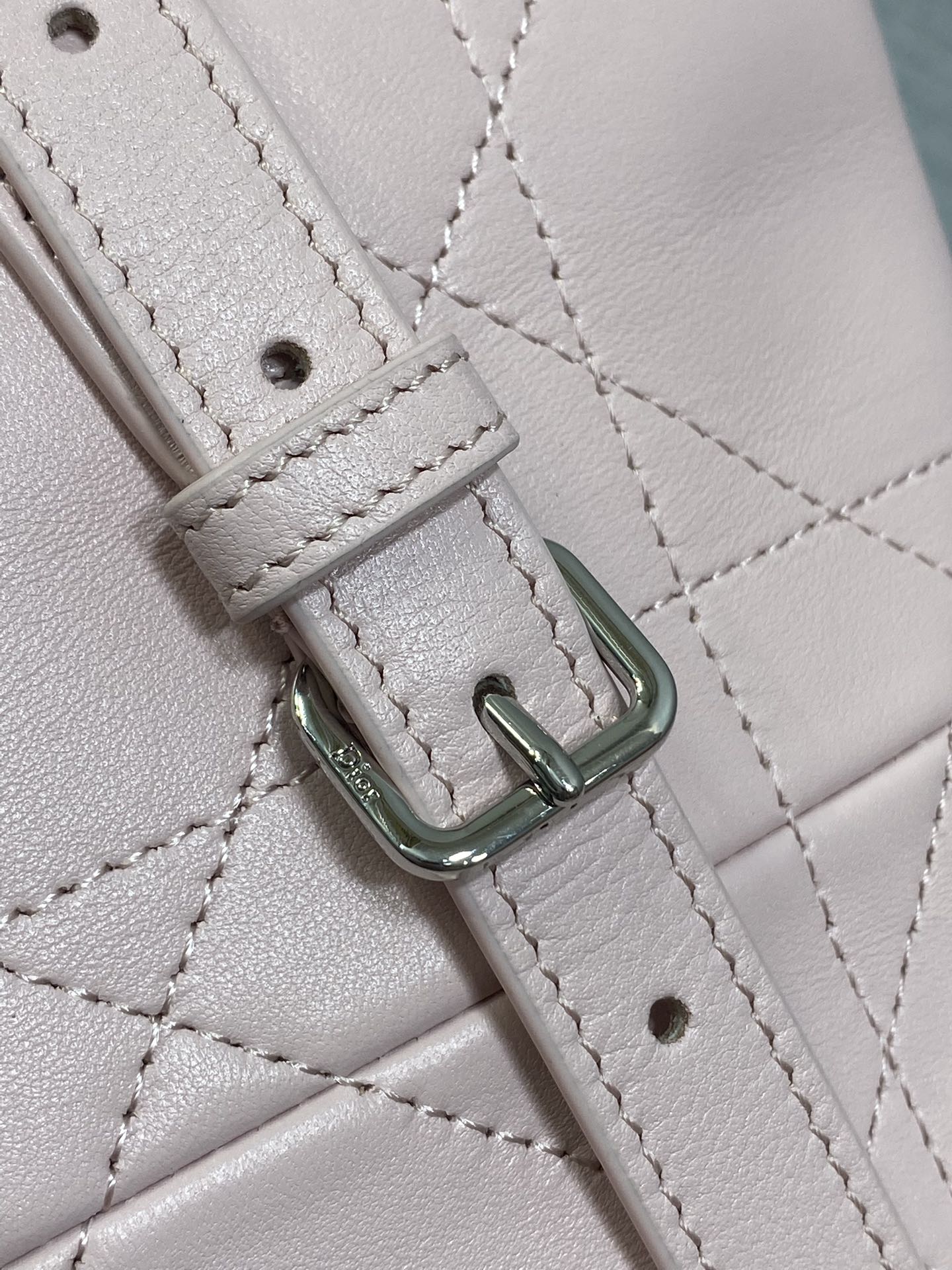 DIOR 26S TRIANON BAG 20 IN LIGHT PINK LAMBSKIN