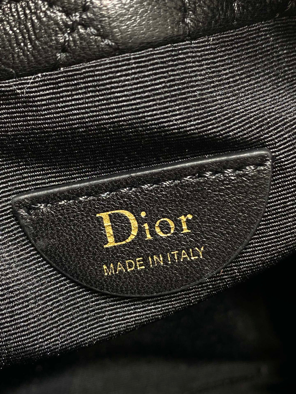 DIOR 26S ADIORABLE BUCKET BAG 20 IN BLACK LAMBSKIN