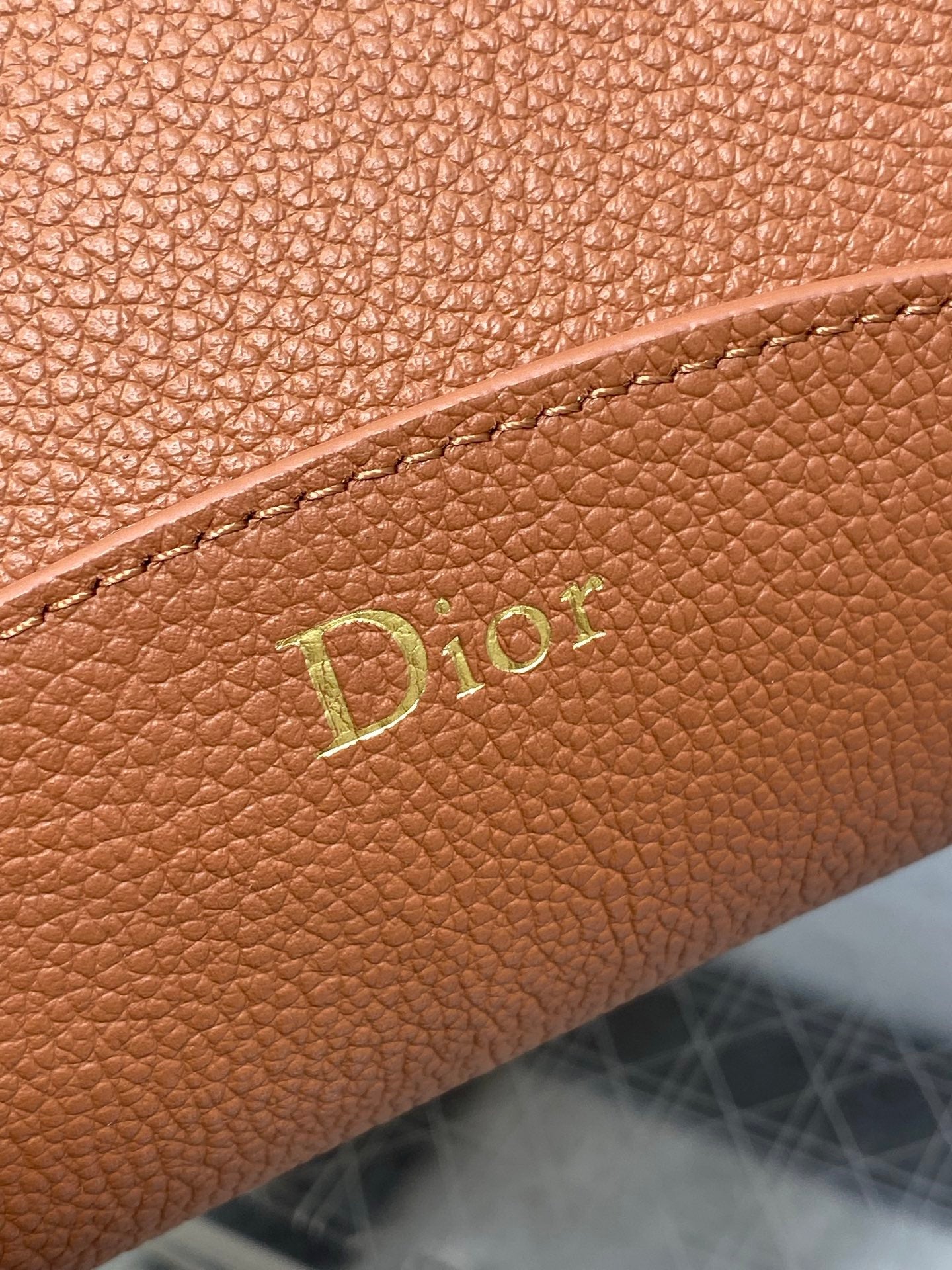 DIOR 26S MEDAILLON BUCKET BAG 26 IN LIGHT BROWN CALFSKIN