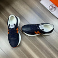 HM TRAIL SNEAKER DARK BLUE CALFSKIN