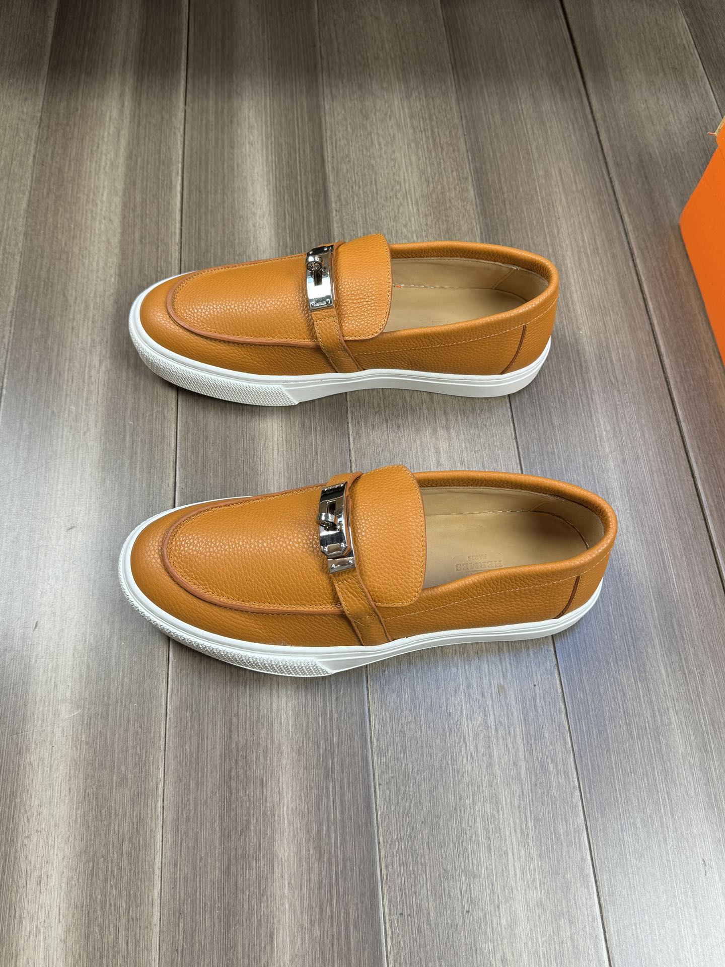 HM GAME SLIP-ON SNEAKER BRONZE CALFSKIN