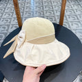 DIOR 26S MESH WIDE-BRIM HAT WITH BOW STYLE 36