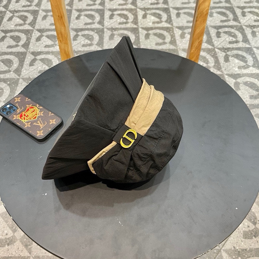 DIOR 26S LOGO BOW BUCKET HAT STYLE 39