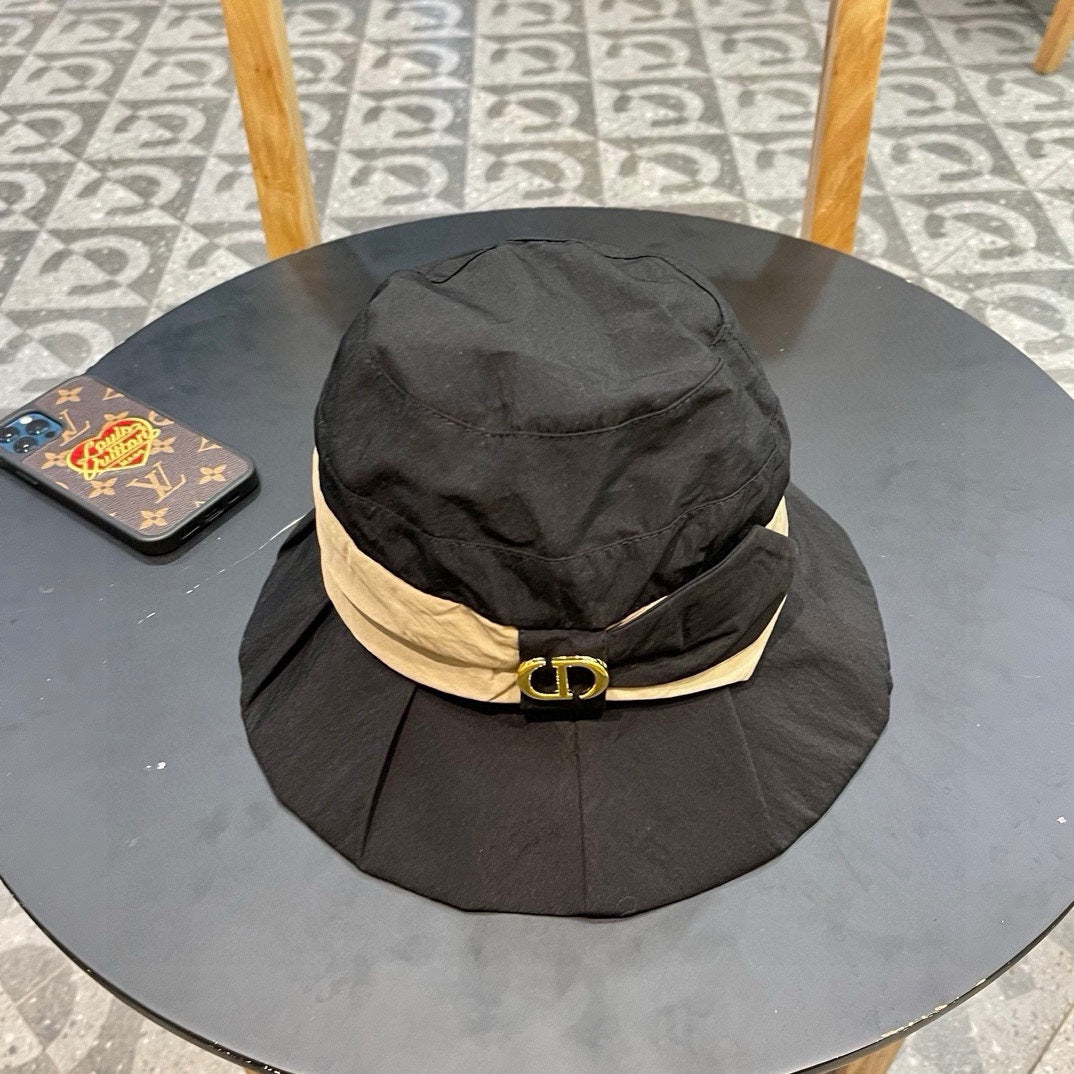 DIOR 26S LOGO BOW BUCKET HAT STYLE 39