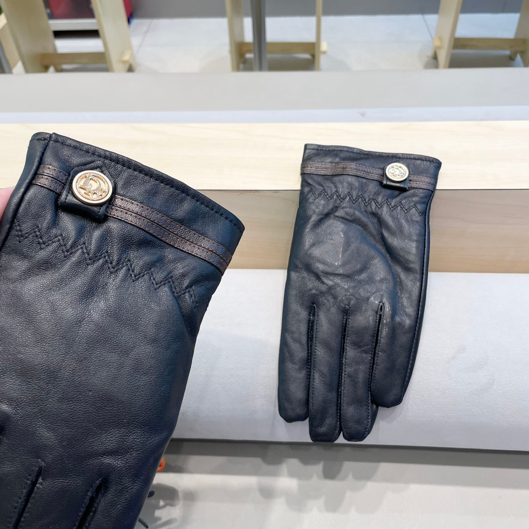 GLOVES IN BLACK SHEEPSKIN 352031