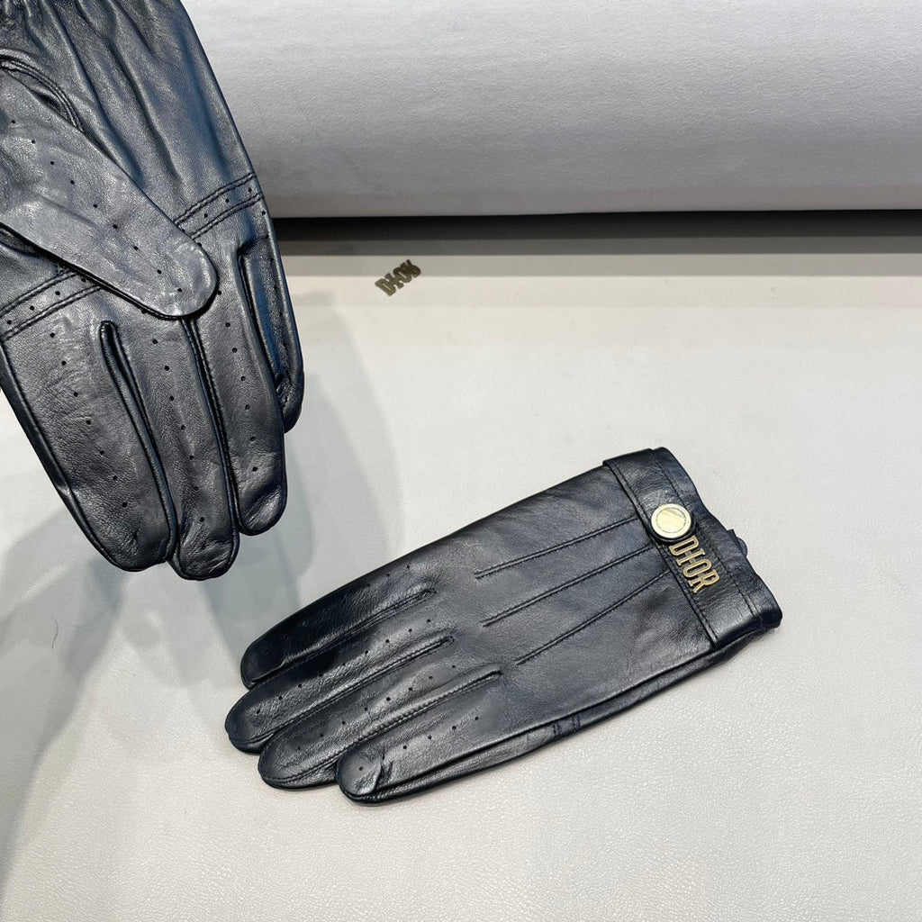 GLOVES IN BLACK LAMBSKIN 352037