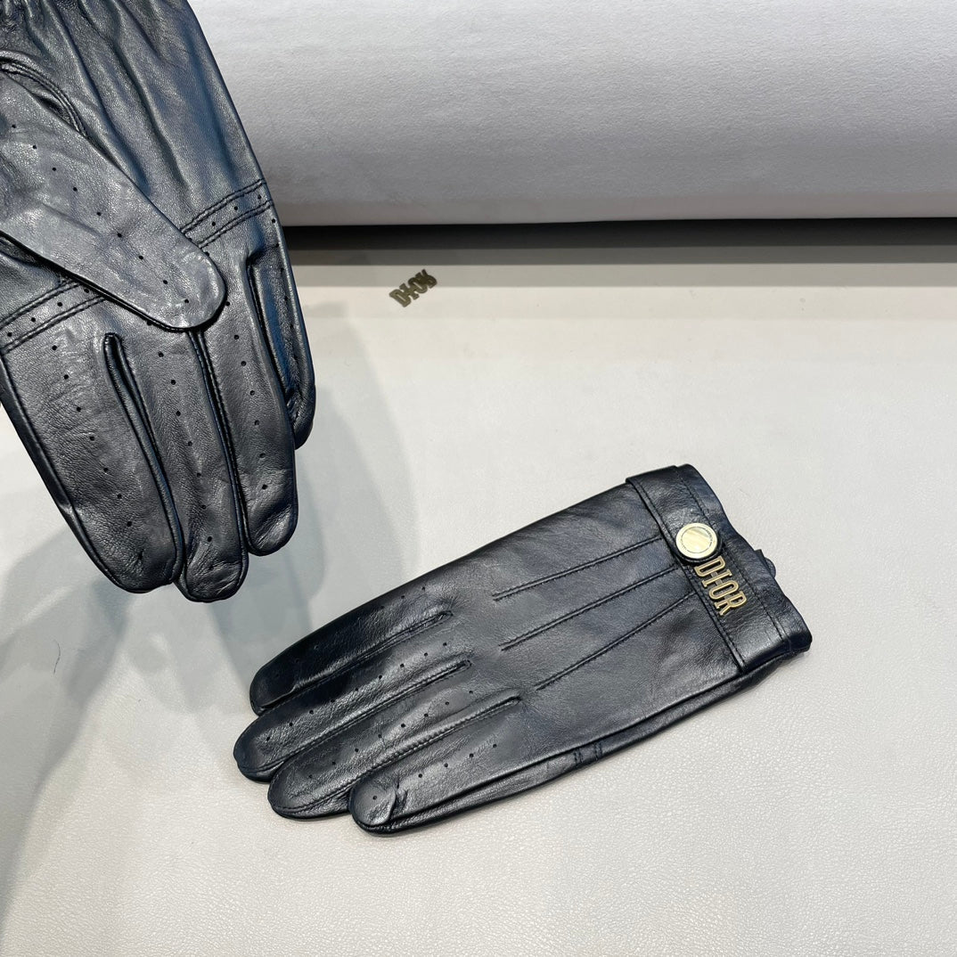 GLOVES IN BLACK LAMBSKIN 352037