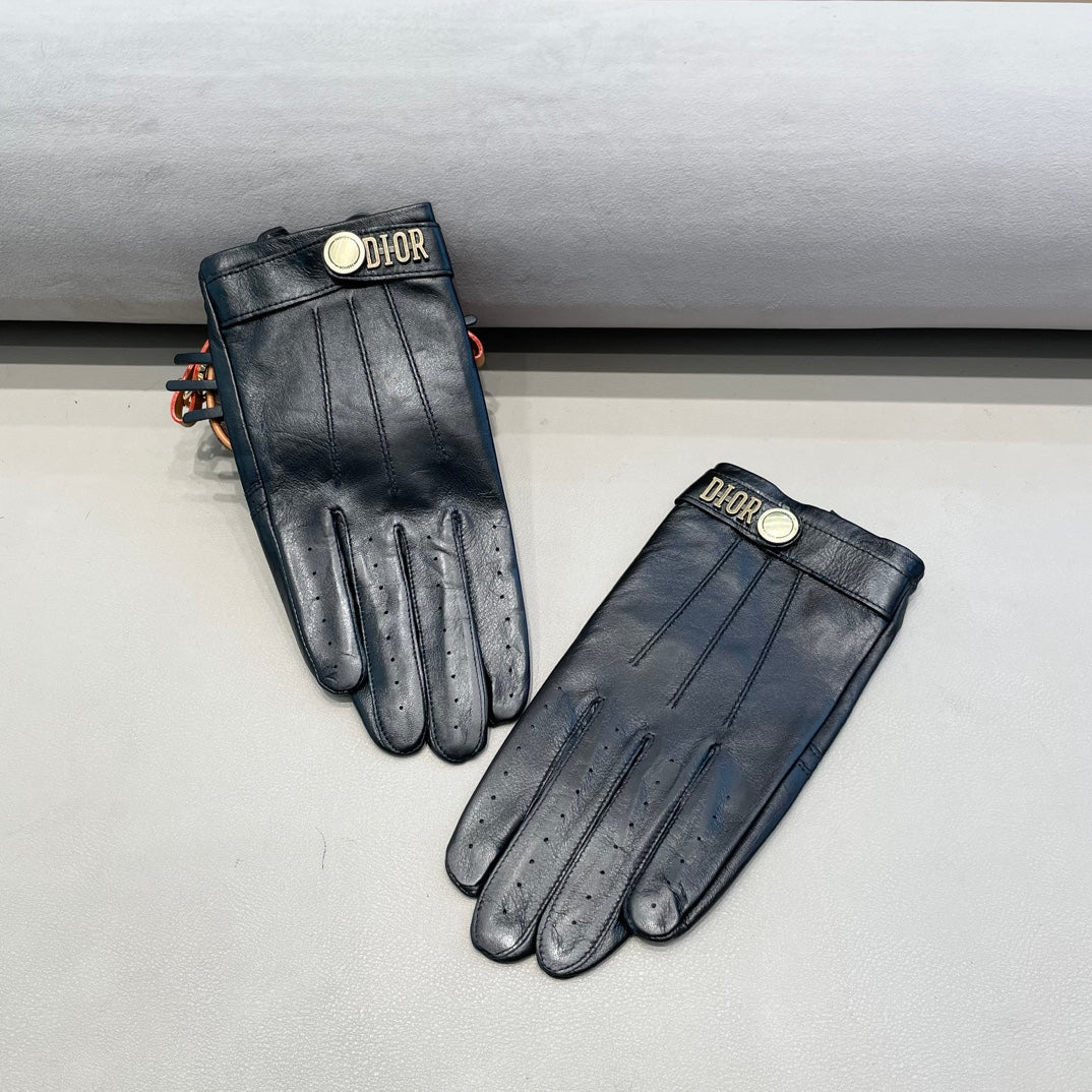 GLOVES IN BLACK LAMBSKIN 352037