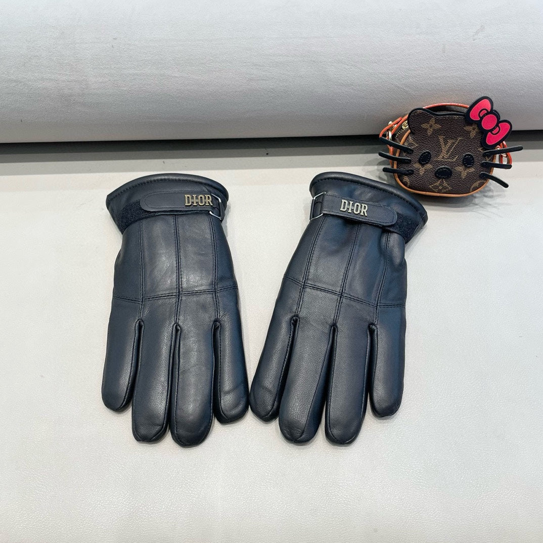 GLOVES IN BLACK LAMBSKIN 445816