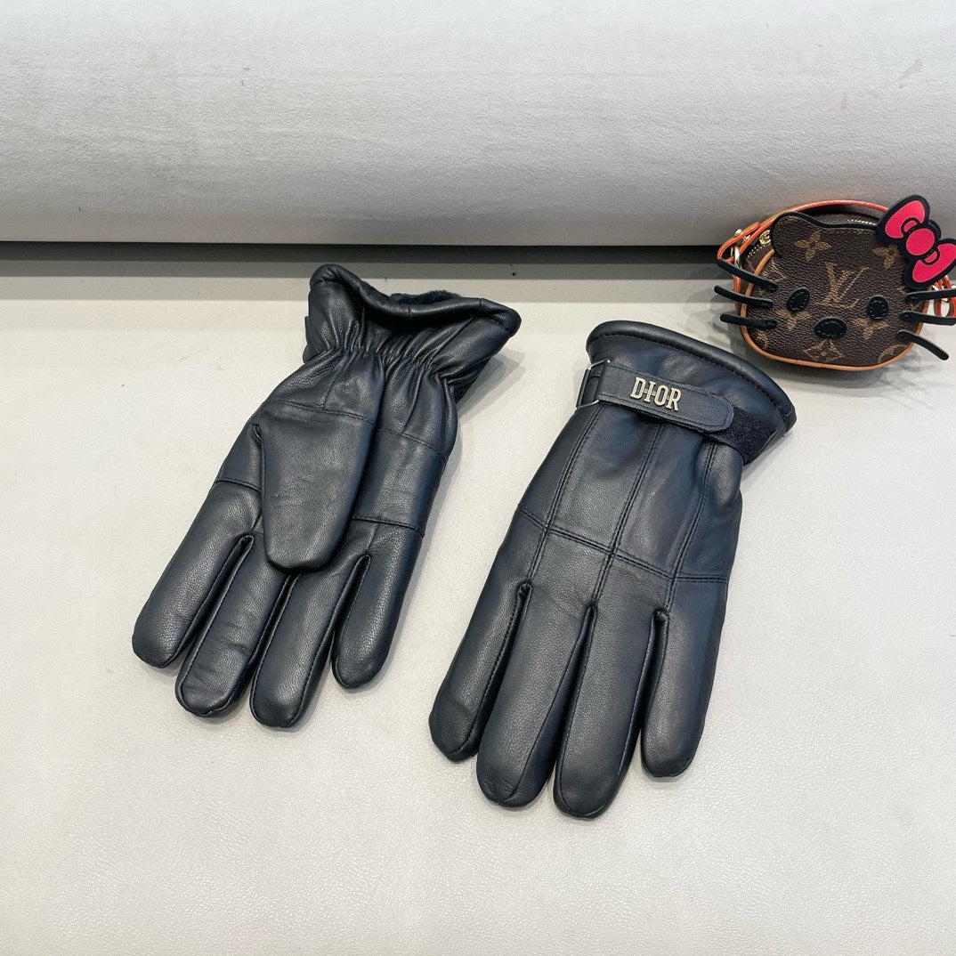 GLOVES IN BLACK LAMBSKIN 445816