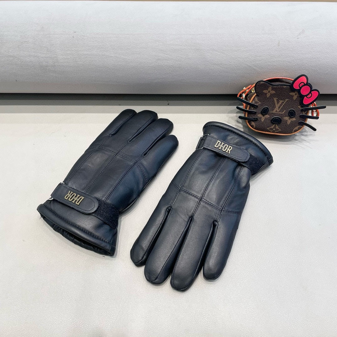 GLOVES IN BLACK LAMBSKIN 445816