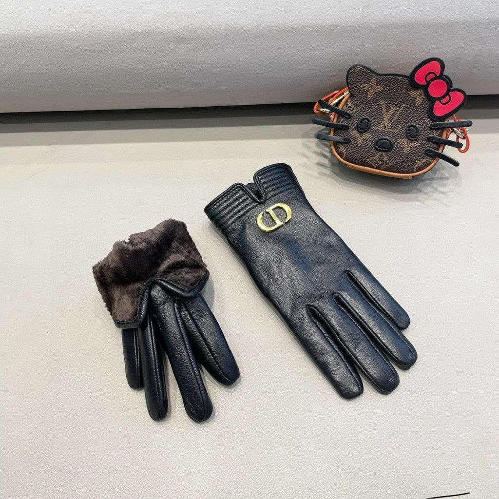 GLOVES IN BLACK DEERSKIN 462404