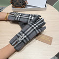 GLOVES IN GRAPHITE GRAY WOOL 463815