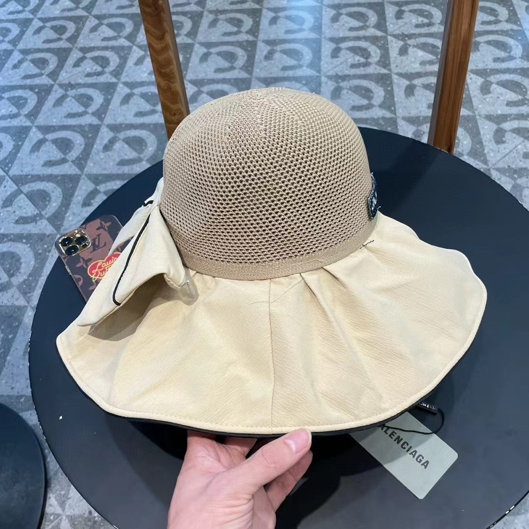 BALENCIAGA 26S WIDE-BRIMMED HAT STYLE 56