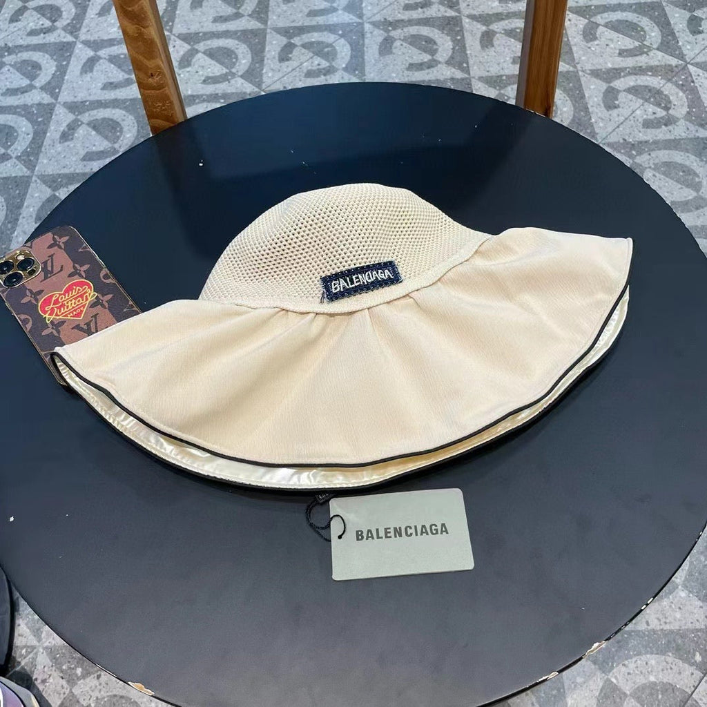 BALENCIAGA 26S WIDE-BRIMMED HAT STYLE 54