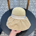 DIOR 26S MESH WIDE-BRIM HAT WITH BOW STYLE 35