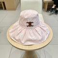 CELINE 25S BUCKET BOW HAT  733401 IN BABY PINK
