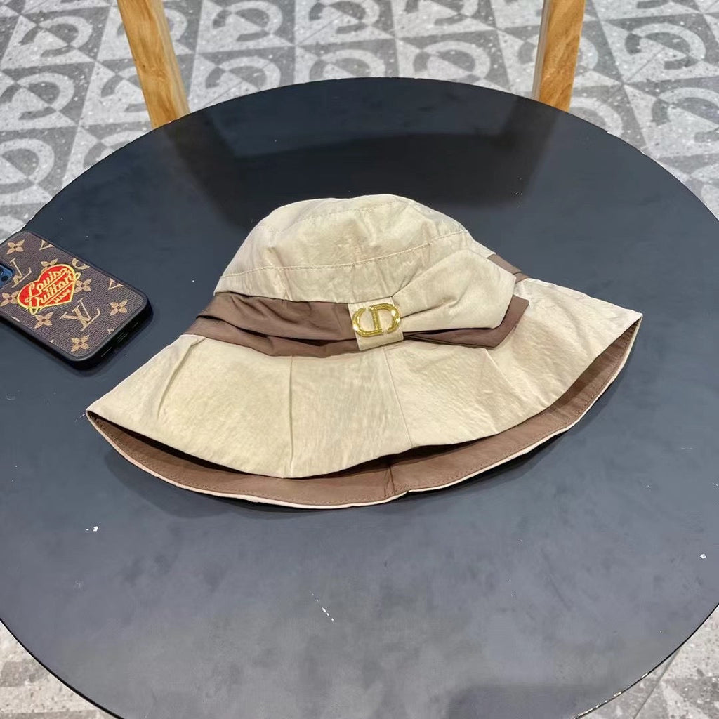 DIOR 26S LOGO BOW BUCKET HAT STYLE 38