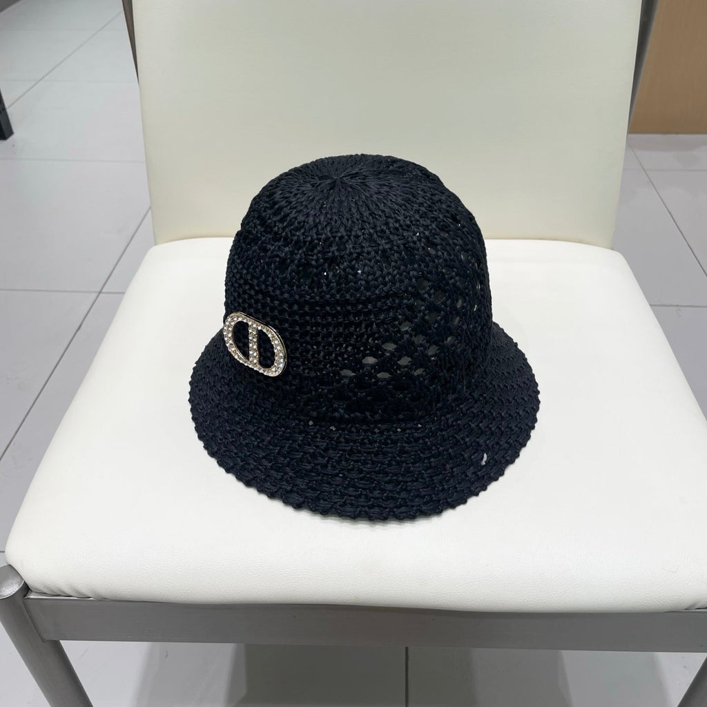 DIOR 26S DIOR STRAW BUCKET HAT STYLE 80