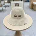 MIUMIU RAFFIA BUCKET HAT STYLE 70