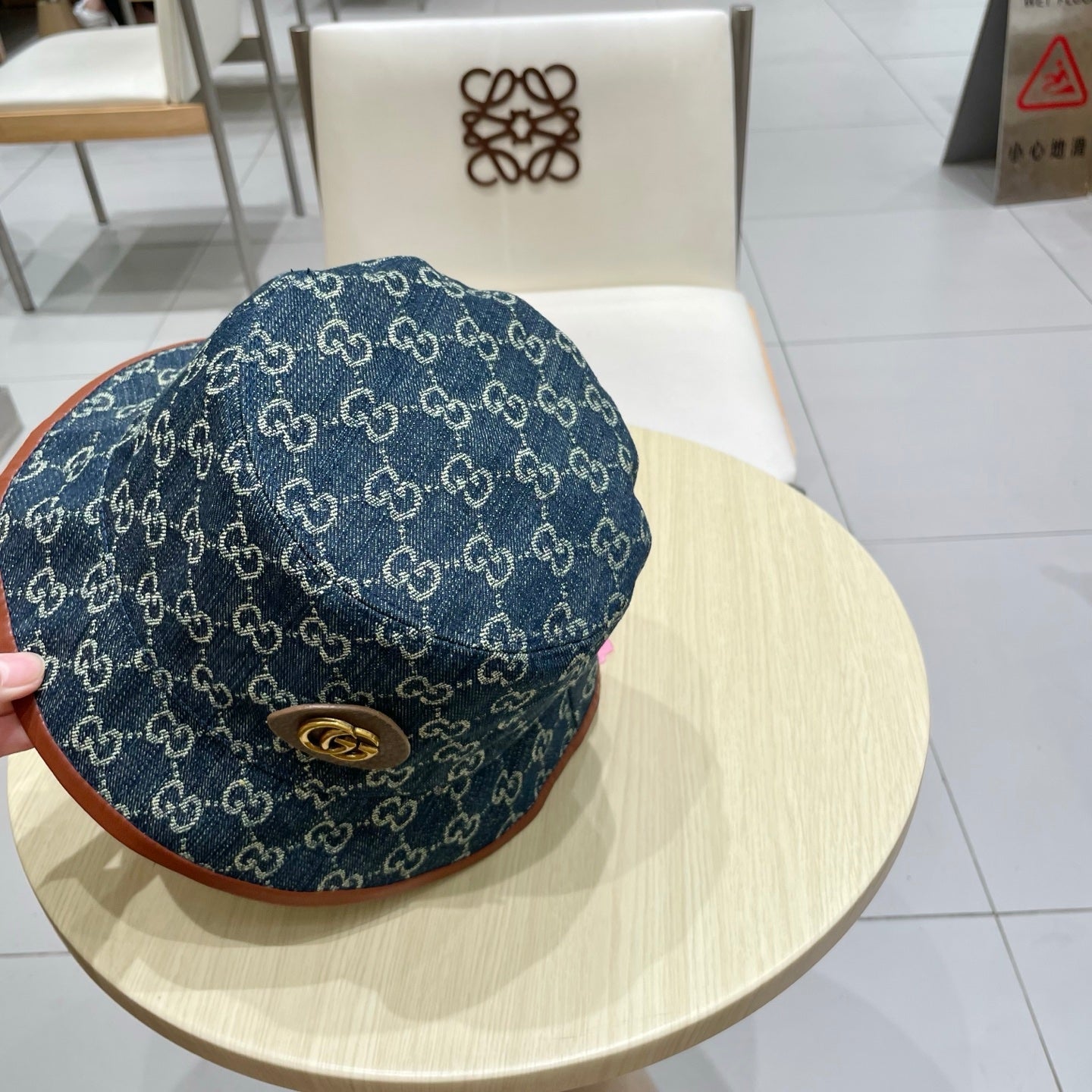 GUCCI 26S DENIM BUCKET HAT STYLE 109