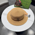 GUCCI 26S FLAT BRIM STRAW HAT WITH BOW STYLE 15
