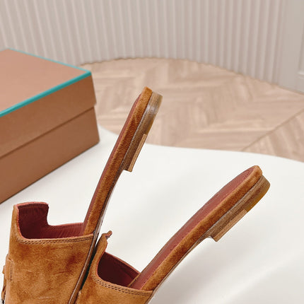 LP SUMMER CHARMS SANDALS IN BROWN SUEDE