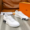 HM BOUNCING SNEAKER WHITE CANVAS AND CALFSKIN