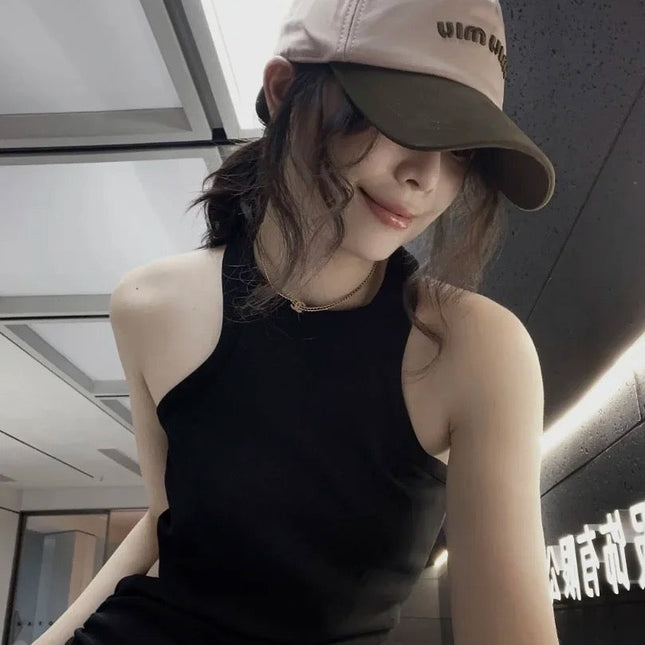 MIUMIU BASEBALL CAP IN SHAMPOO PINK FABRIC WITH LOGO EMBROIDERY
