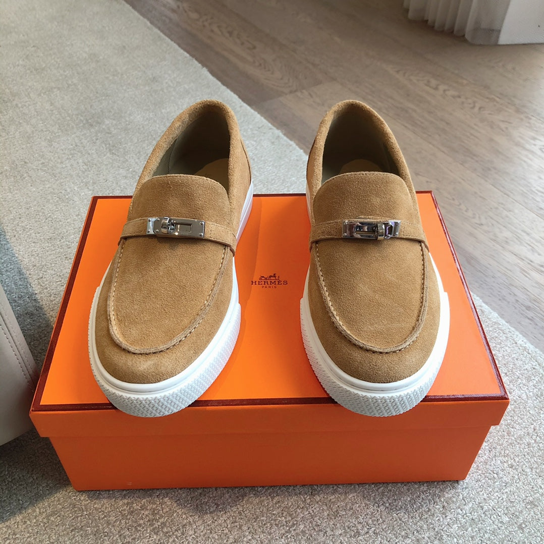 HM GAME SLIP-ON SNEAKER TAWNY SUEDE