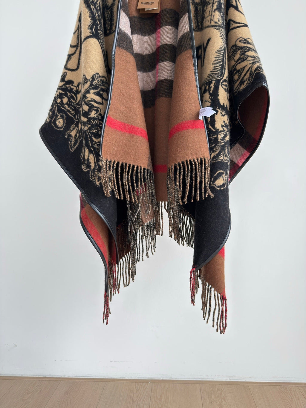 BURBERRY 25S PLAID KNITTED SCARF 146