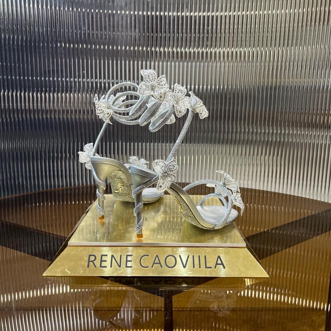 MARGOT WHITE SANDAL WITH FLOWERS 95 MM SILVER