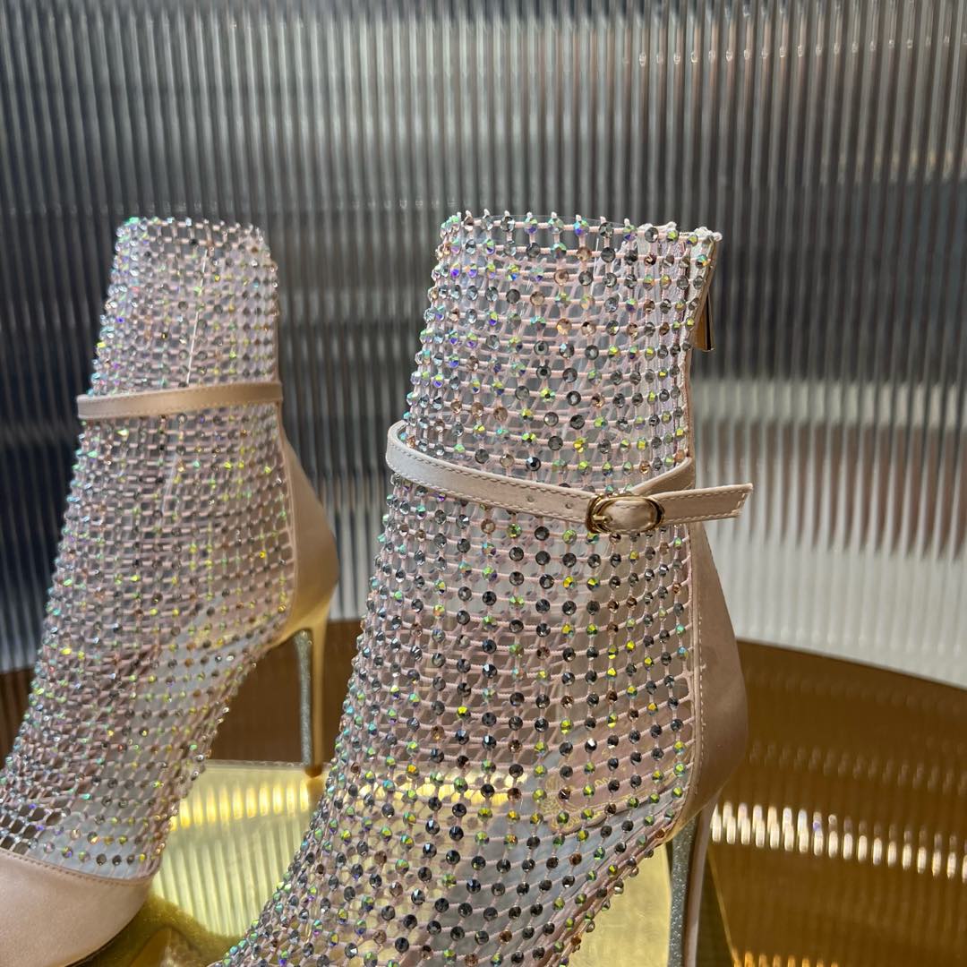 GALAXIA METALLIC ANTHRACITE SANDAL 95 MM LIGHT PINK