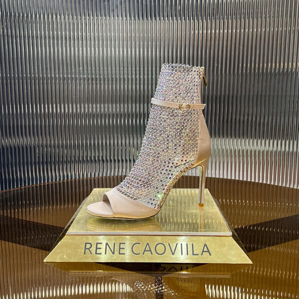 GALAXIA METALLIC ANTHRACITE SANDAL 95 MM LIGHT PINK