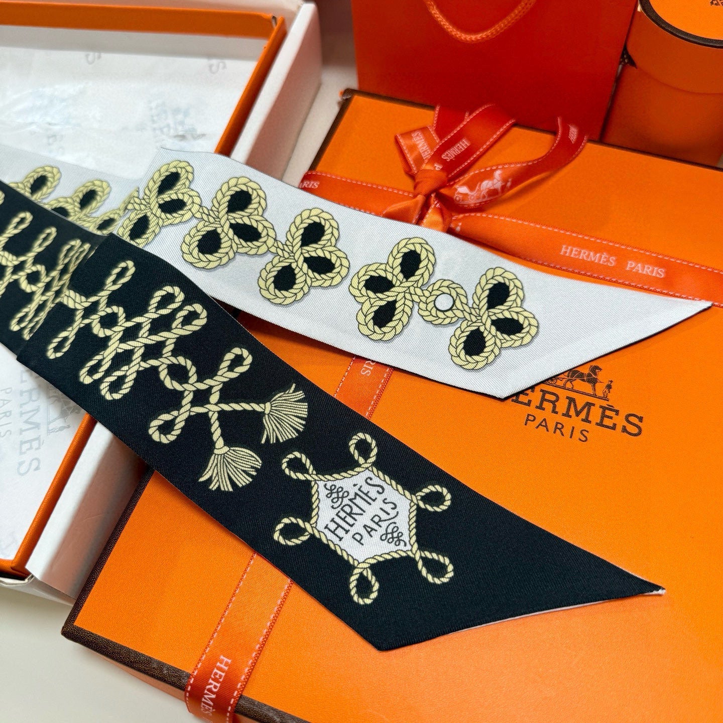 HERMES 26S SCARF 86 IN SILK 309669