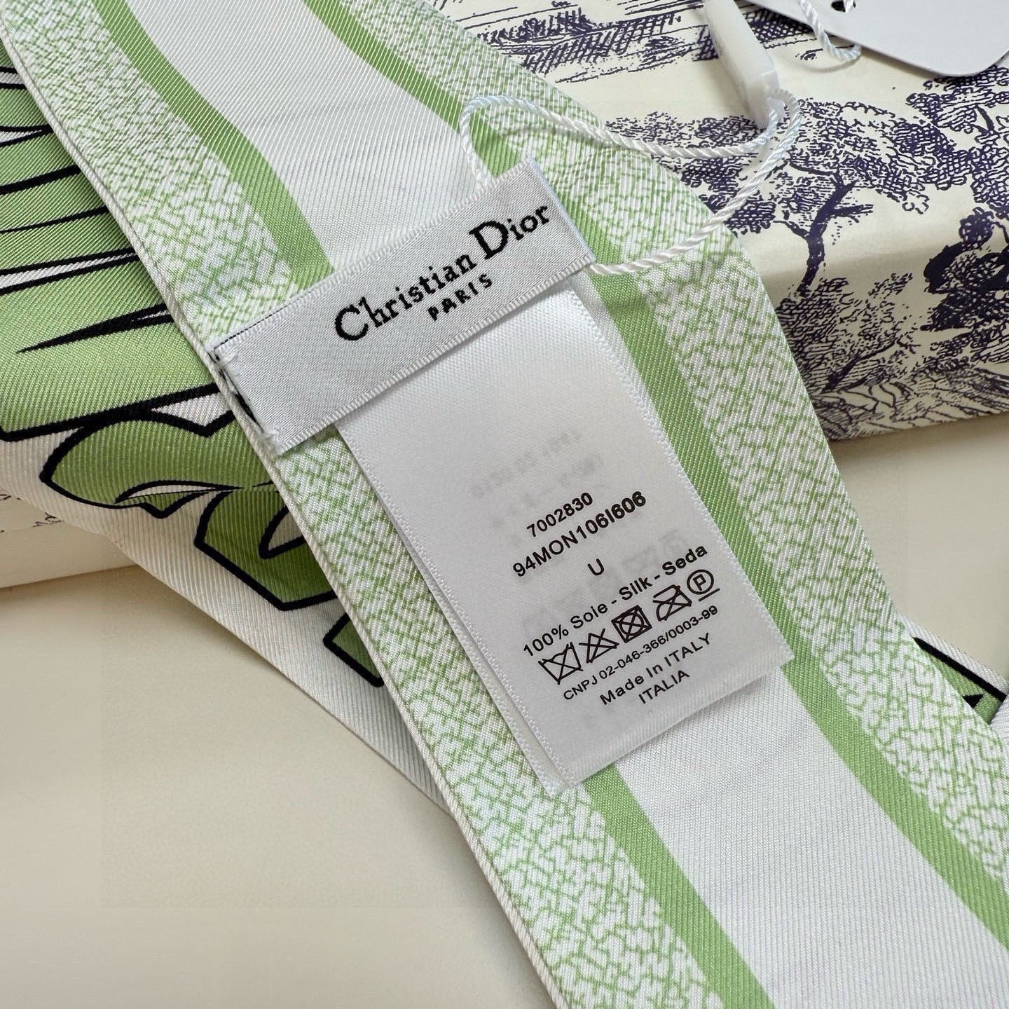 DIOR 26S SCARF 105CM IN SILK 259064