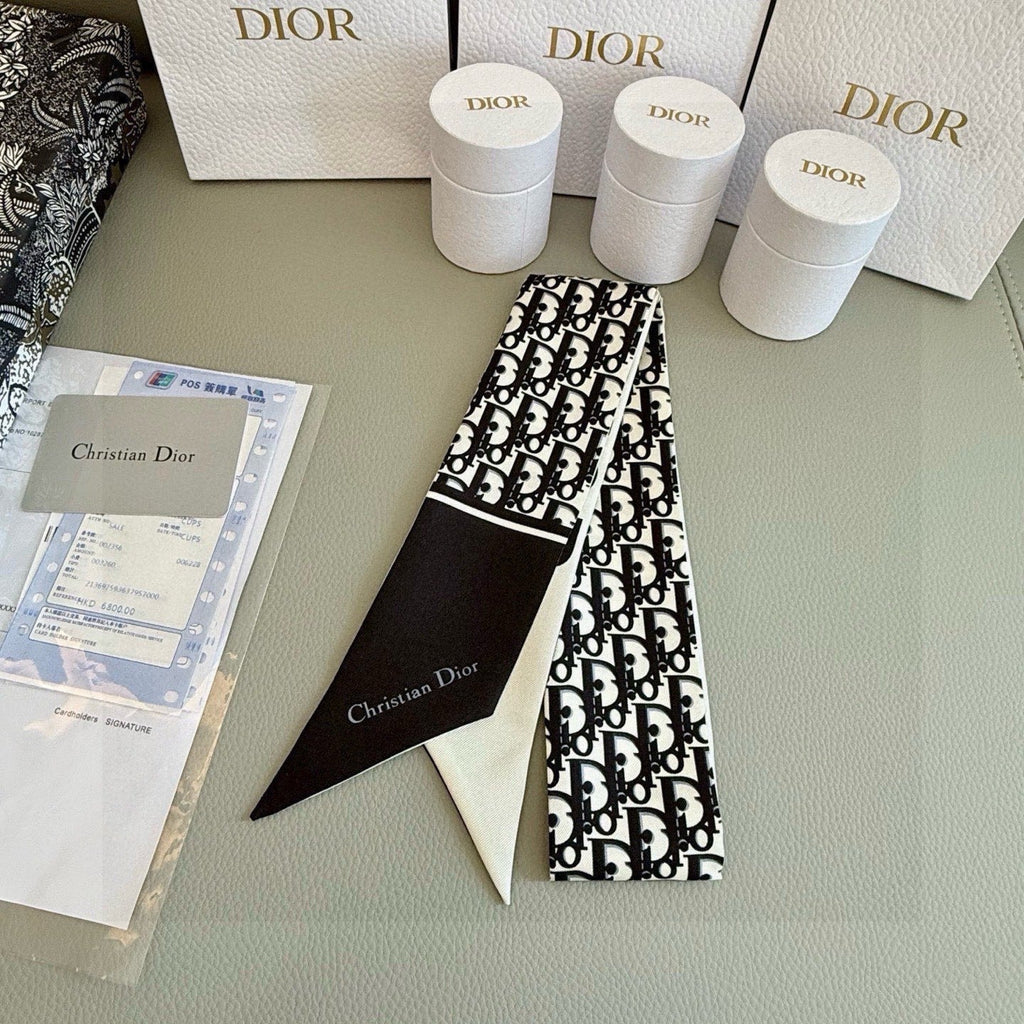DIOR 26S SCARF 105CM IN SILK 297753