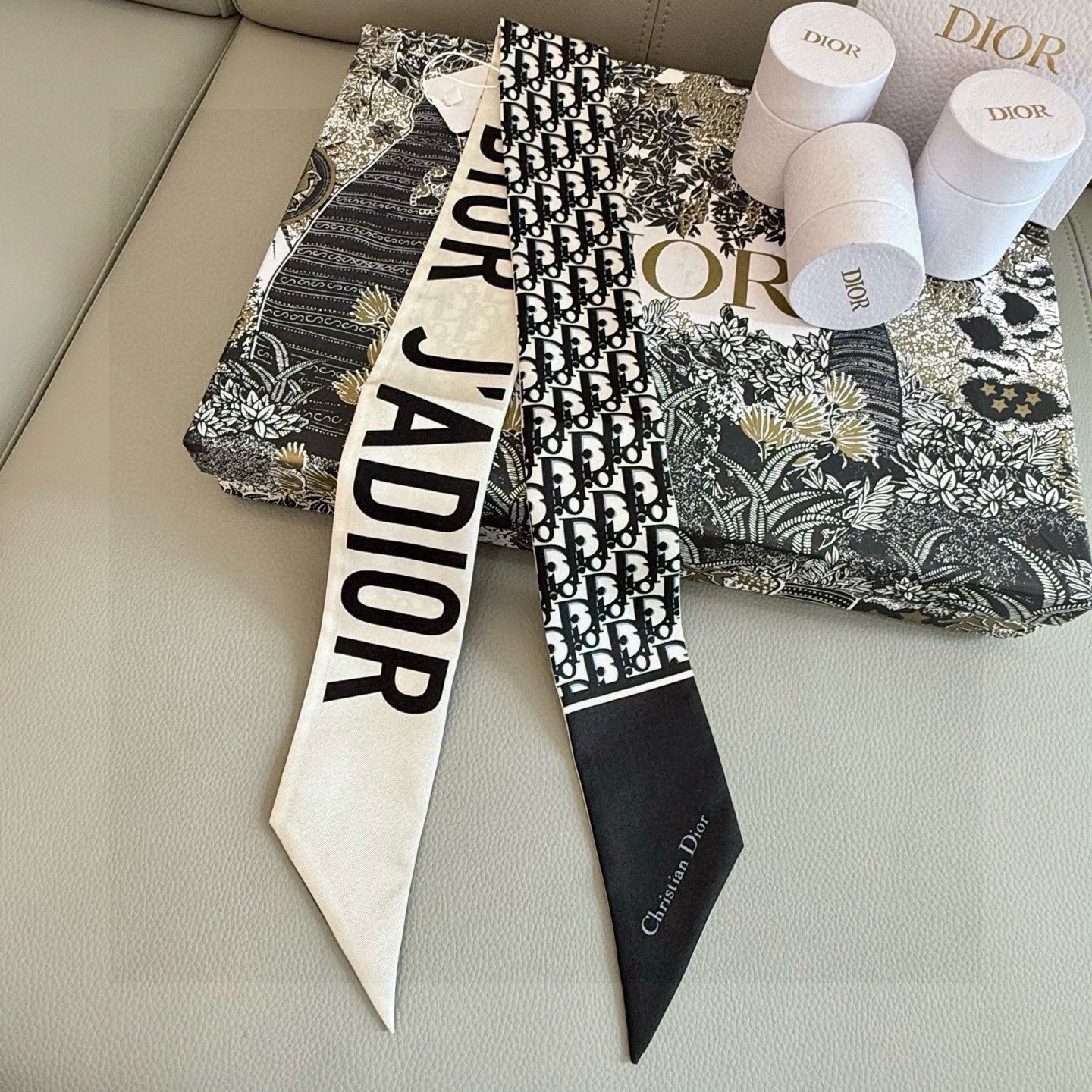 DIOR 26S SCARF 105CM IN SILK 297753